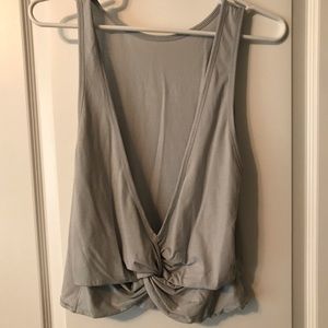 Lululemon twist back tank top